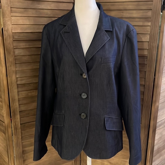Talbots Jackets & Blazers - Talbots Dark Navy Blazer